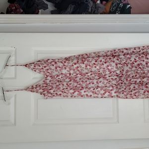 Summer rose pattern dress